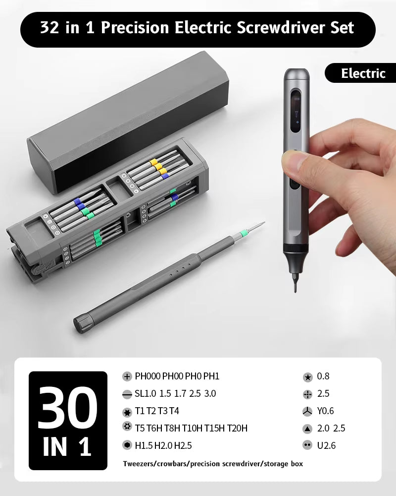 Precision Screwdriver Set 8 32 43 46 in 1 Torx Hex Phillips Magnetic Screwdriver Bit Phone Watch Laptop Mini Repair Tool Set